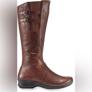 Keen Bern Baby Bern Tall Riding Leather Boots 6.5 Brown EUC